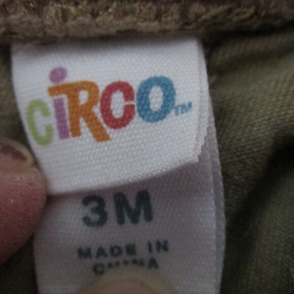 Circo‎ Pull On Khaki Pants Infant Boys Size 3M Tan Beige Elastic Jogger Bottoms - Picture 2 of 3